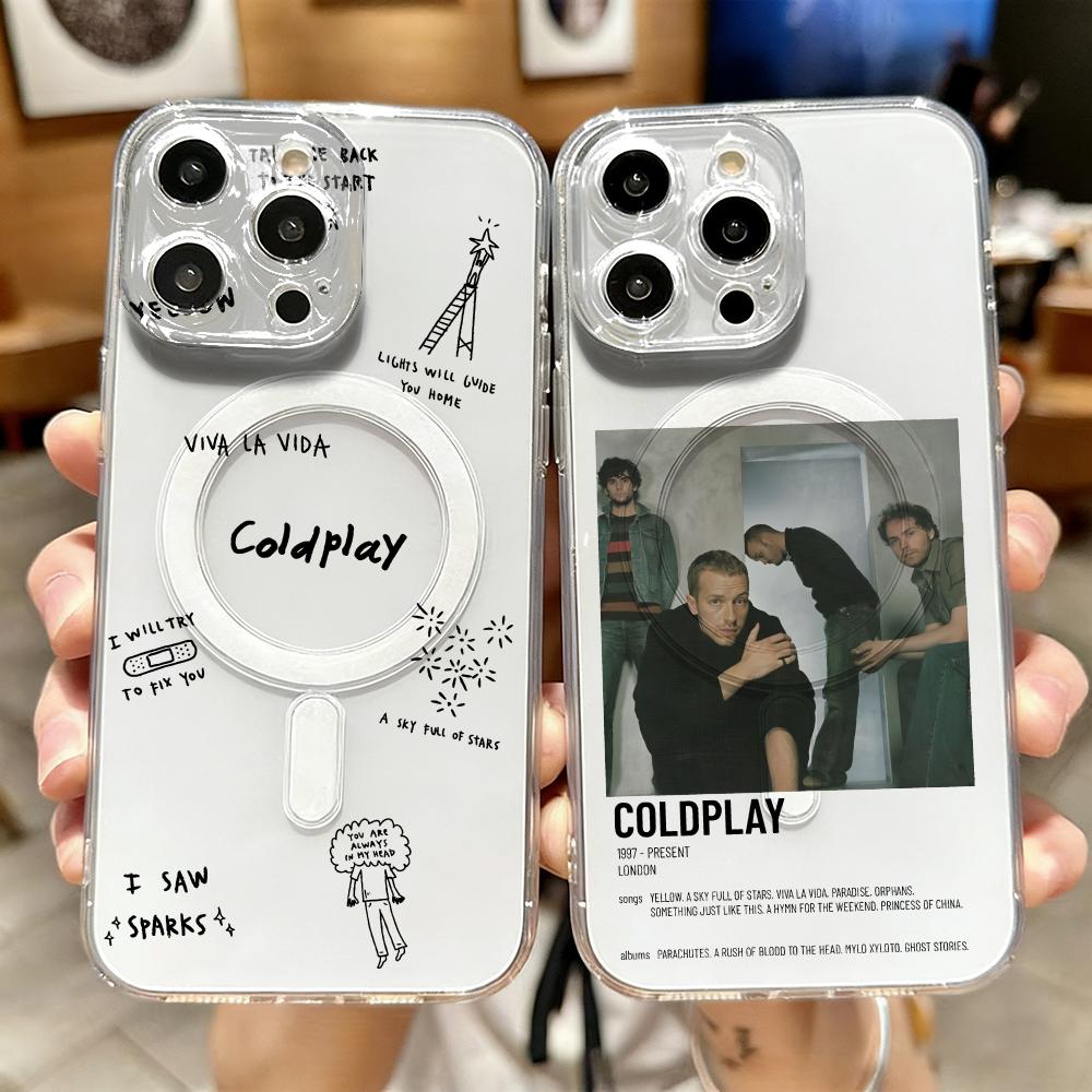 Phone Accessories Magnetic - C-Coldplay Rapper Cool Phone Case For