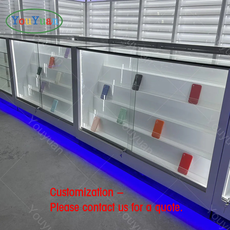 Phone Accessories Shop Design - custom.Customized Mobile Phone Showcase Shop Counter
