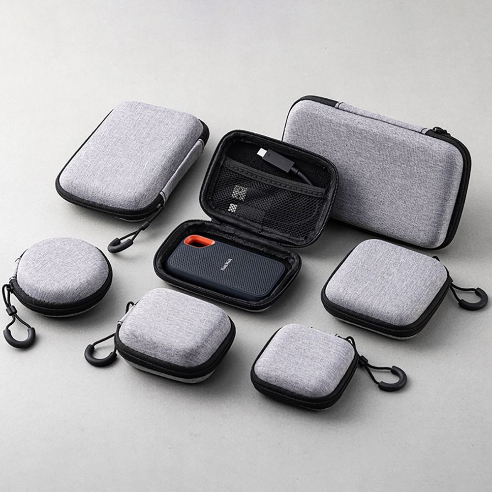 Phone Accessories Are - 1Pcs Earphone/Phone/Charging Cable EVA Storage Bag