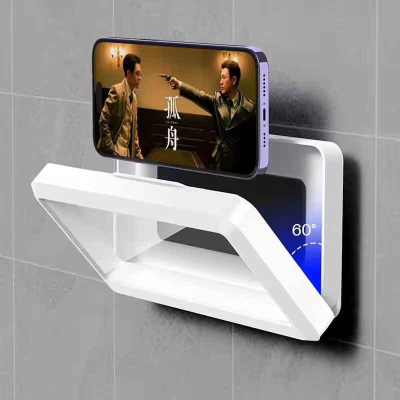 Phone Accessories Hooks - Bathroom Waterproof Phone Holder Home Wall