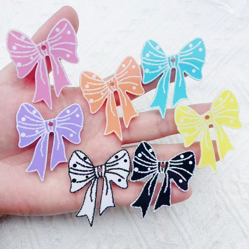 Phone Accessories Are - 10pcs trendy new multi-color acrylic printed