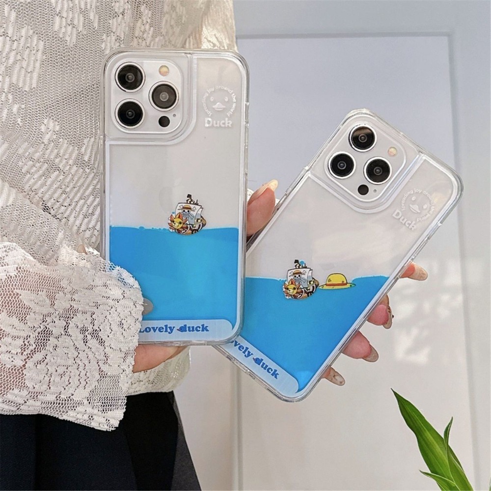 Phone Accessories Icon - Creative Floating Liquid Quicksand Transparent Acrylic
