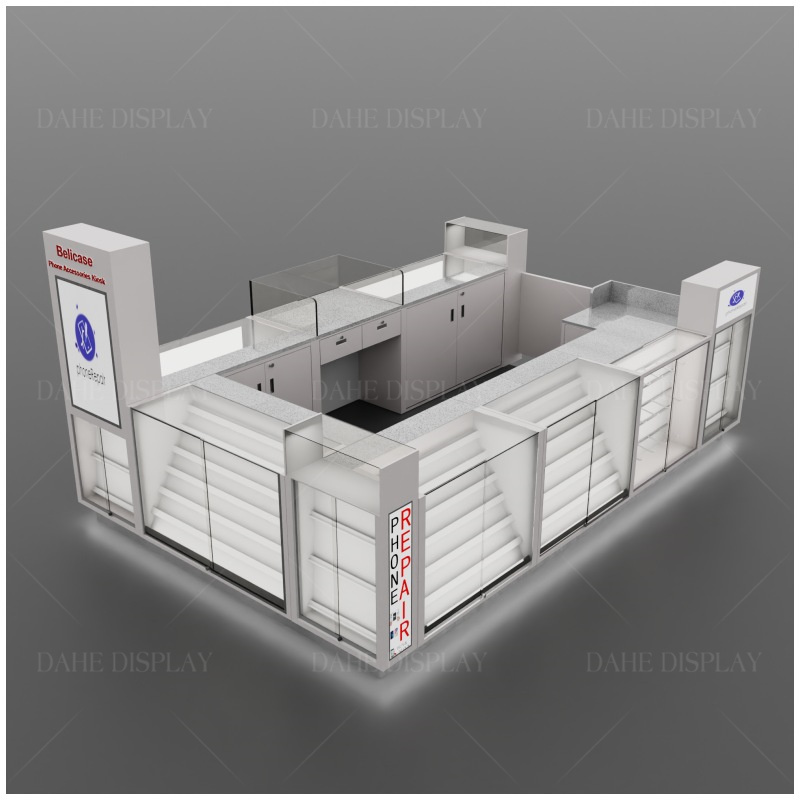Custom.Cellphone Kiosk 10*15Ft - огляд і ціна Phone Accessories Shop Design
