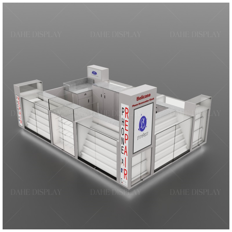 Custom.Cellphone Kiosk 10*15Ft - огляд і ціна Phone Accessories Shop Design