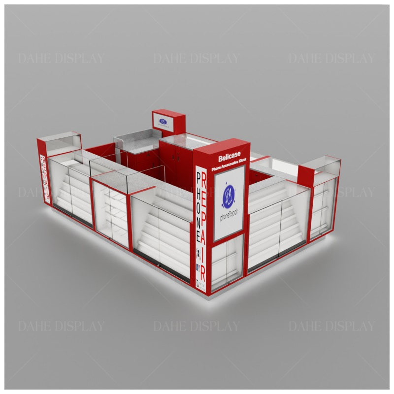 Custom.Cellphone Kiosk 10*15Ft - огляд і ціна Phone Accessories Shop Design
