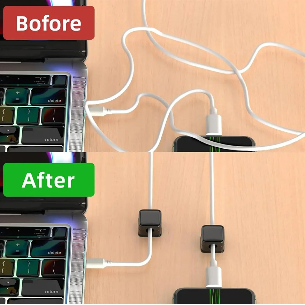 Magnetic Cable Holder Data Cor - огляд і ціна Phone Accessories Hooks
