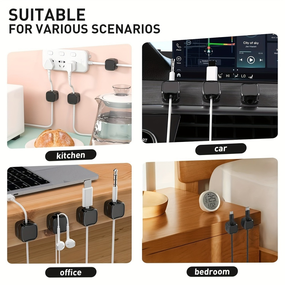 Magnetic Cable Holder Data Cor - огляд і ціна Phone Accessories Hooks