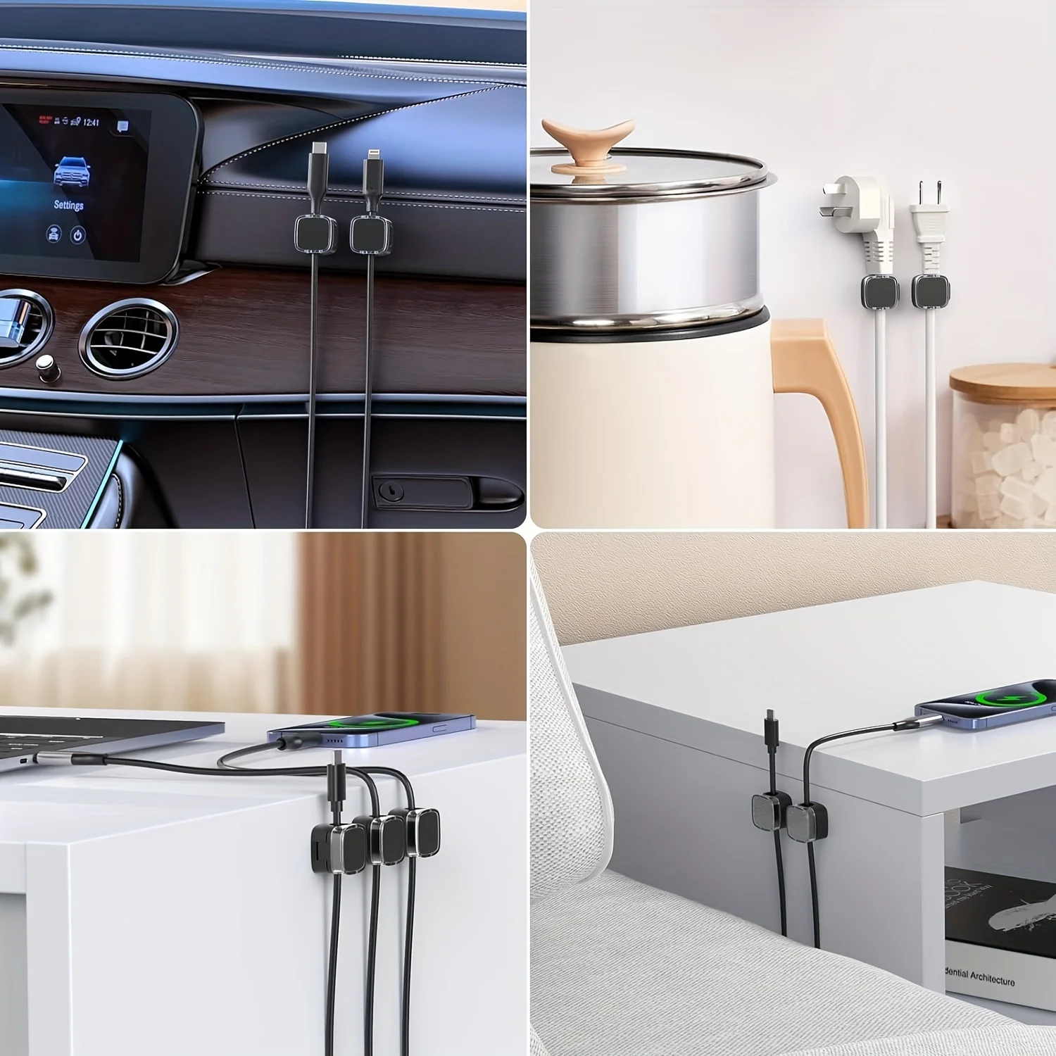 VIKEFON 6pcs Magnetic Cable Ma - огляд і ціна Phone Accessories Hooks