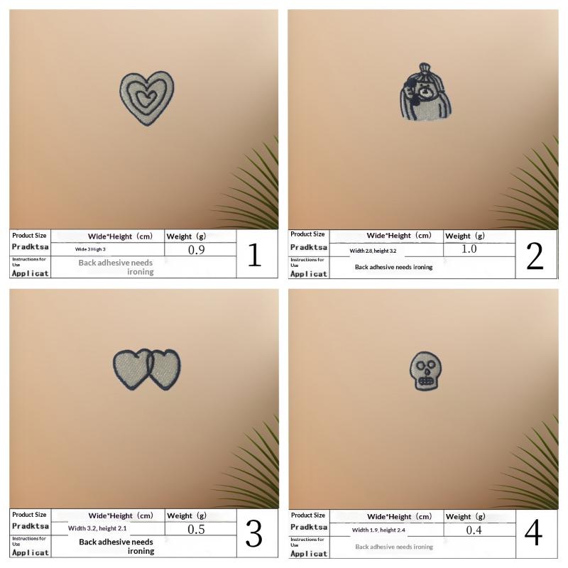 1Set Heart Cat Skull Birds Emb - огляд і ціна Phone Accessories Are
