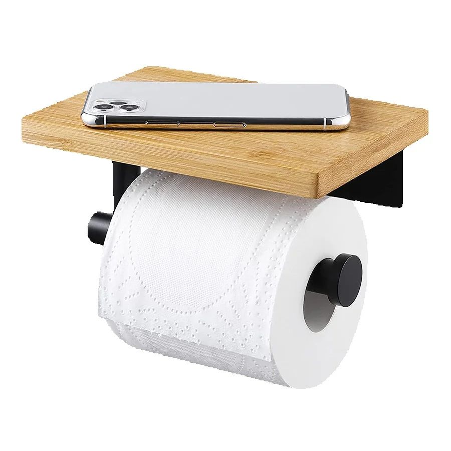Solid Wood Paper Towel Holder  - огляд і ціна Phone Accessories Hooks