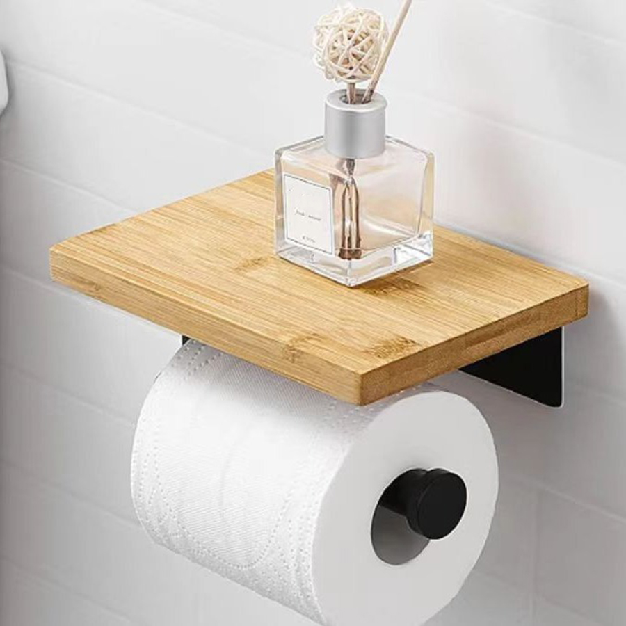 Solid Wood Paper Towel Holder  - огляд і ціна Phone Accessories Hooks