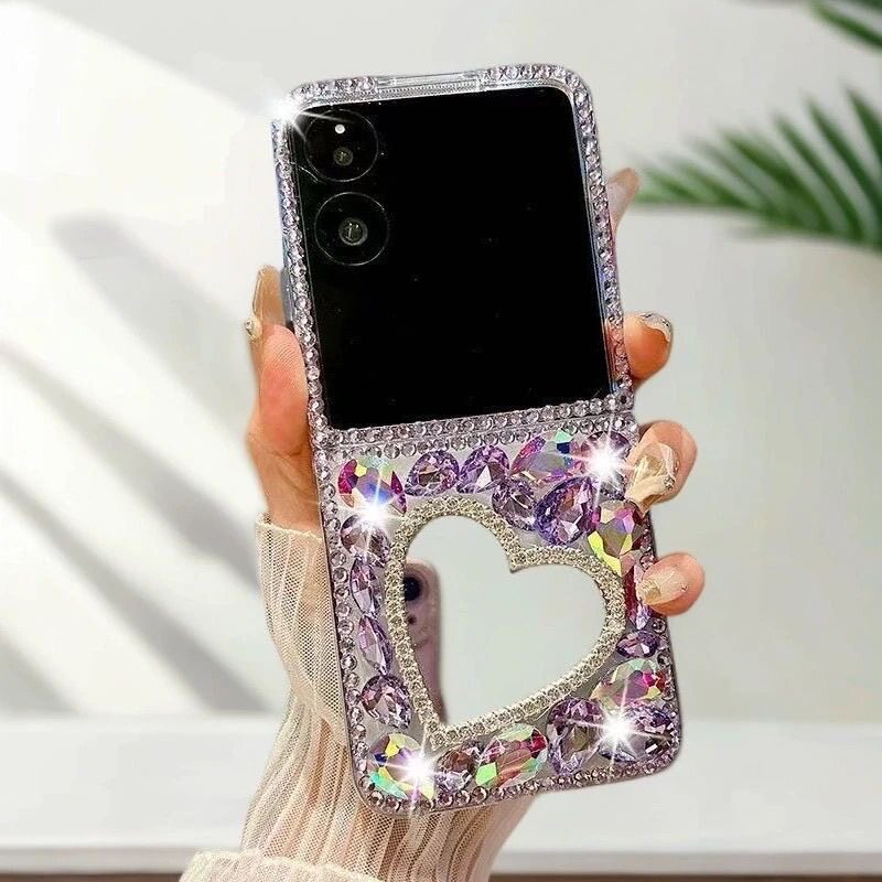 Love mirror with diamonds as a - огляд і ціна Phone Accessories From China